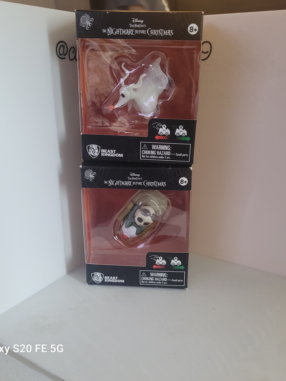 The Nightmare Before Christmas Zero & Barrel Mini Pull Back And Go Cars